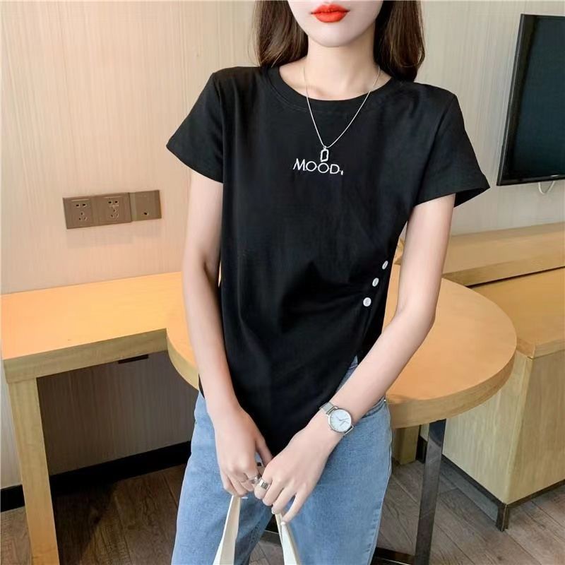 Áo Thun NgắN Tay Cổ TròN ThờI Trang Cho Nữ 2022 JL-TX-227