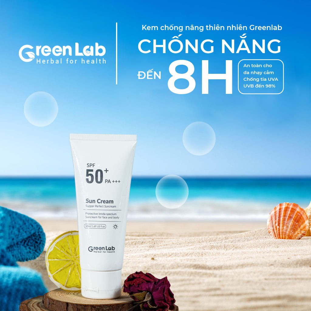Kem chống nắng thiên nhiên Greenlab Sun cream nâng tone, kiềm dầu11 | BigBuy360 - bigbuy360.vn