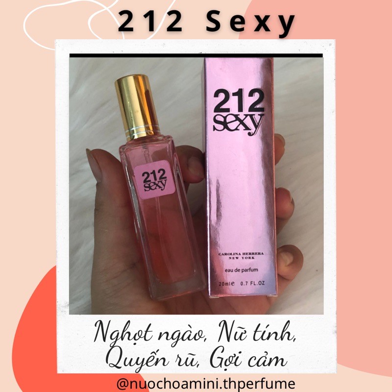 Nước Hoa Mini 212 SEXY WOMEN 20ml (mẫu 5D)