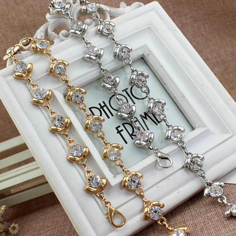 Thắt lưng đính đá kim loại sang trọng thời trang cho nữ