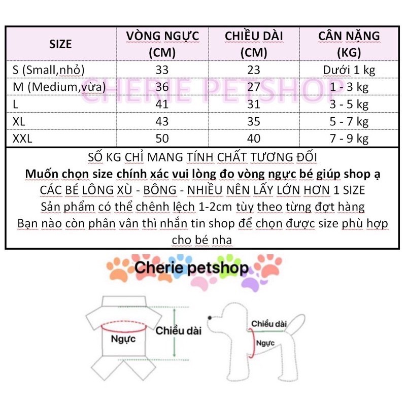 Áo thun mát 4 mẫu mới cho chó mèo