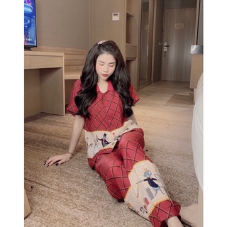 Loại 1- Bộ mặc nhà lụa mango