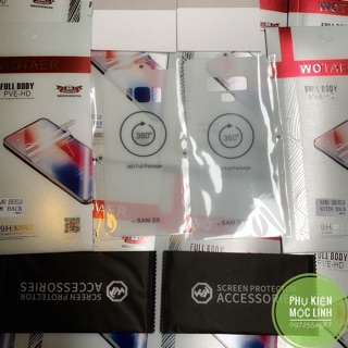[ s8 s8plus s9 s9plus note 8 note 9 ] miếng dán ppf full box samsung - tấm skin lưng