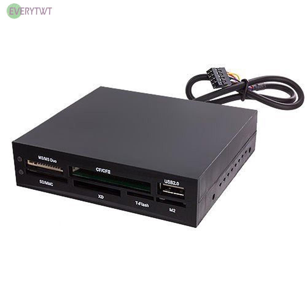 3.5 inch USB2.0 Internal Card Reader For SD MMC XD TF MS CF MD Memory Card New