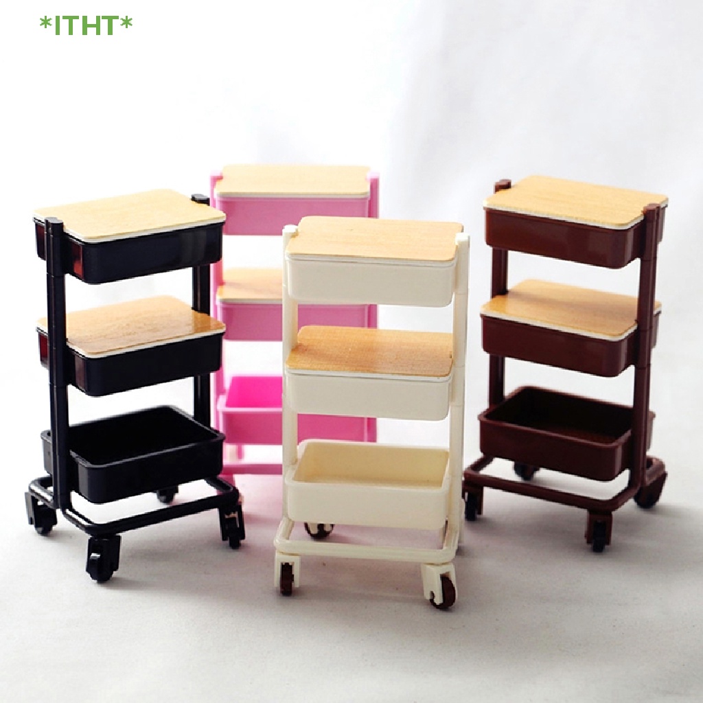 Xe Đẩy Em Bé Trang Trí Nhà Búp Bê Tỉ Lệ 1: 12 Mới