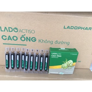 Combo 40 hộp ống uống atiso không đường ladophar
