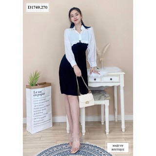 SET ĐẦM 2 DÂY CHÍT EO KHOÁC NGẮN - D1749