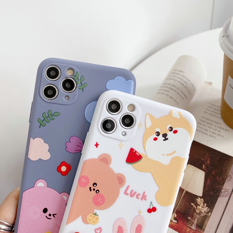 ST【COD&Ready Stock】Fruit Animal Duck Flower Soft Case for OPPO Reno 3 A93 A94 A15 A15S A54 A53 A33 2020 A52 A92 A31 A91 A5 A9 2020 A3s A5s A7 A12 A12e A39 A57 A83 F1s F1 F5 Youth F9 Pro F11 K3 Realme C1 X Case