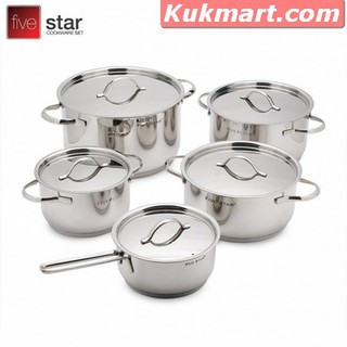 Bộ nồi cao cấp kitchi nắp kính kuf19