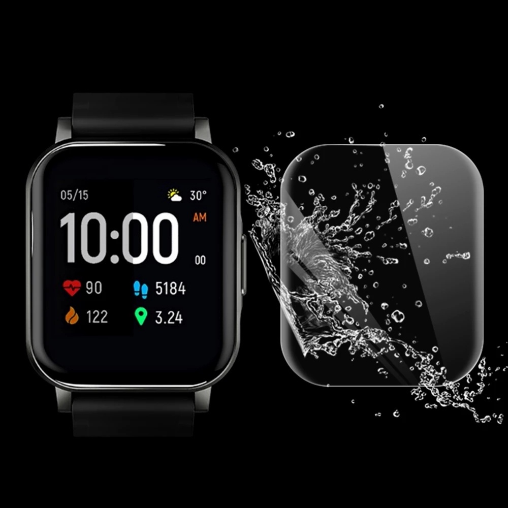 Miếng phim dán TPU mềm chống nước bảo vệ mặt đồng hồ thông minh cho Xiaomi Haylou LS02