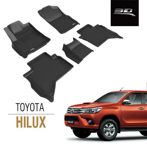 Thảm lót sàn Toyota Hilux hãng 3D Maxpider Kagu Series