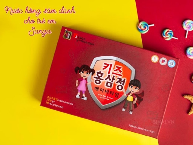 Hồng Sâm Baby Sanga Hàn Quốc Cho Trẻ Biếng Ăn