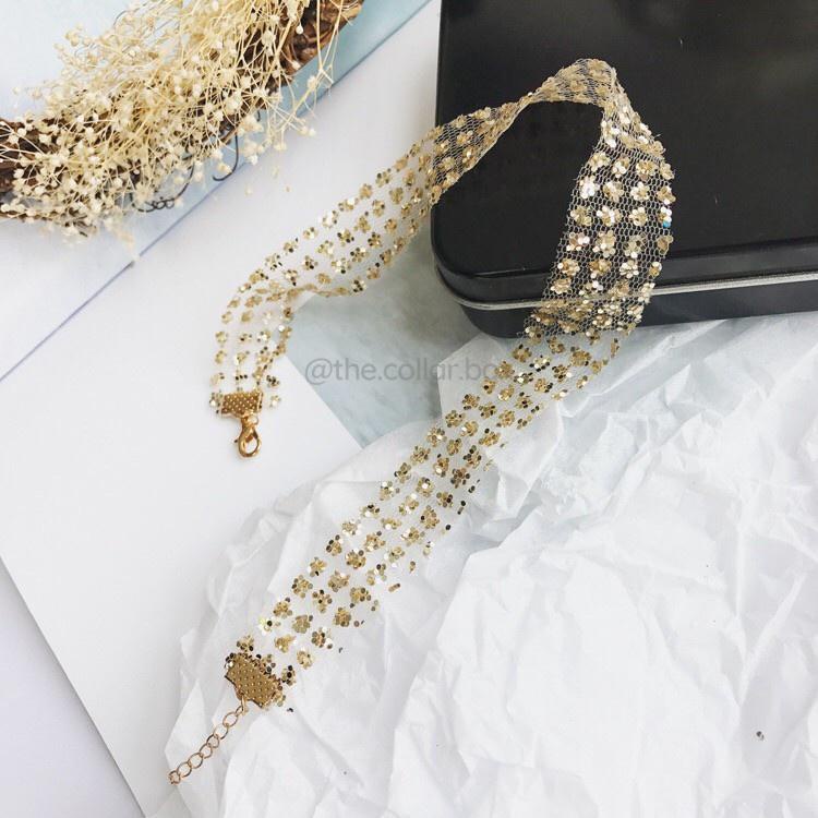 Choker nhũ lấp lánh - Mã CK002