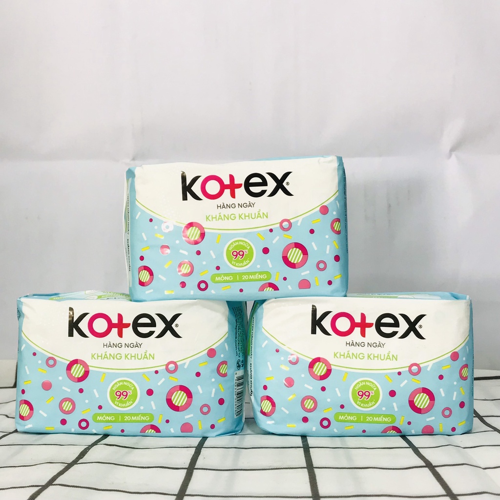 Băng vệ sinh Kotex siêu mỏng hàng ngày 20 miếng -8080