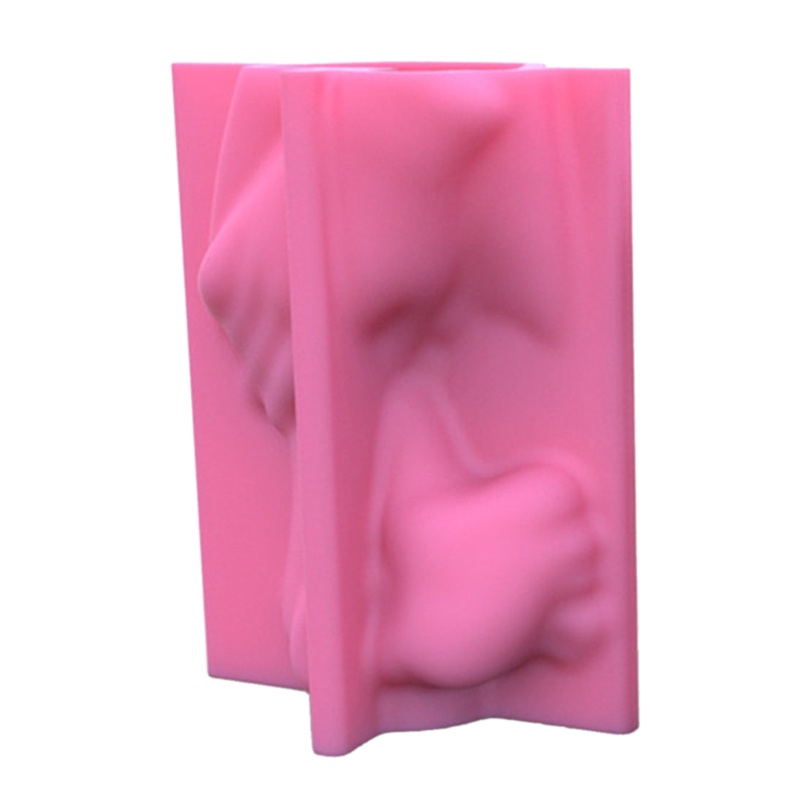 Khuôn Làm Chậu Hoa / Cây Mọng Nước Bằng Silicone Hình Người Hoàn Hảo