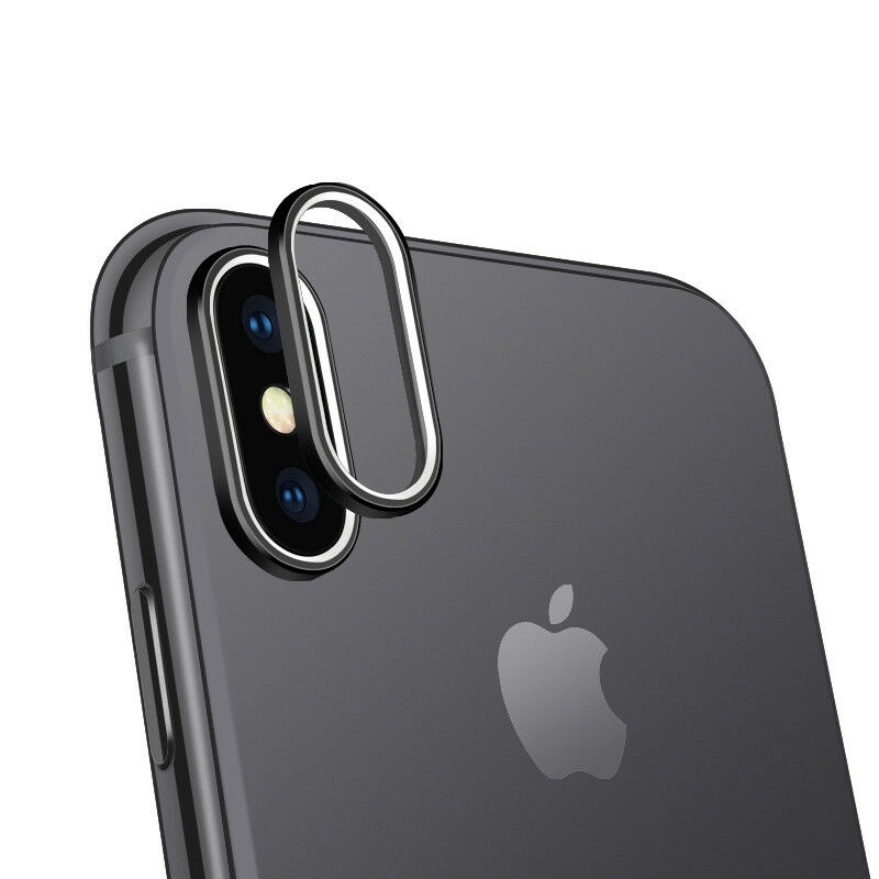 Vòng Kim Loại Bảo Vệ Ống Kính Máy Ảnh Sau Điện Thoại Iphone X 7 8 Plus