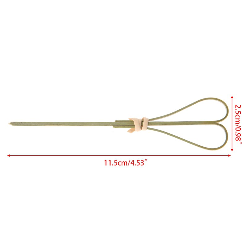 Set 50 tăm tre dùng một lần trang trí cocktail cho bữa tiệc sáng tạo tiện dụng