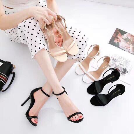 Dép Cao Gót 9 Phân Sandanl Nữ 9 Phân Bít Gót Tôn Dáng Chuẩn Fom Việt Mẫu Guốc Ăn Gian Chiều Cao Bí ẨnSize 35 - 39