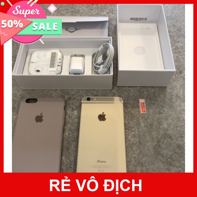 Điện thoại iphone 6 plus Có Vân Tay Chuẩn Quốc tế. Fullbox đủ phụ kiện.