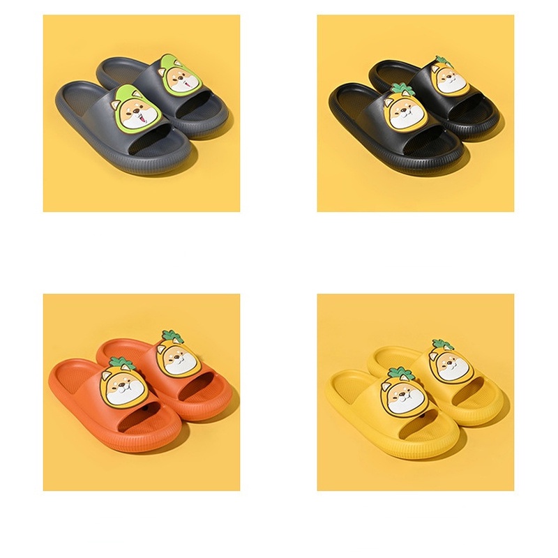Dép Đi Trong Nhà Tắm In Hình Chú Chó Shiba Dễ Thương Cho Cặp Đôi