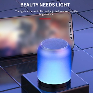 Loa Bluetooth 5.0 Mini Có Đèn Led Và Phụ Kiện