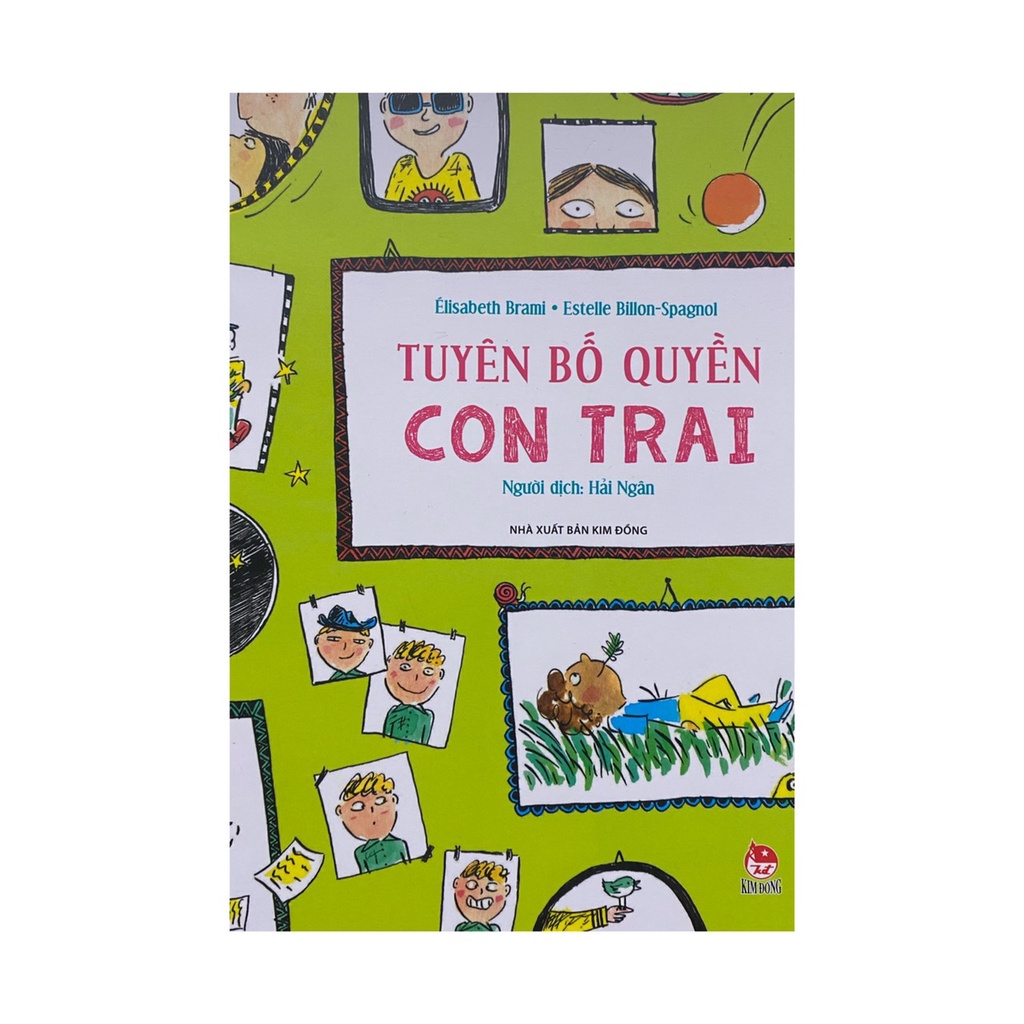 Sách - Tuyên bố quyền con trai ( Kim Đồng )