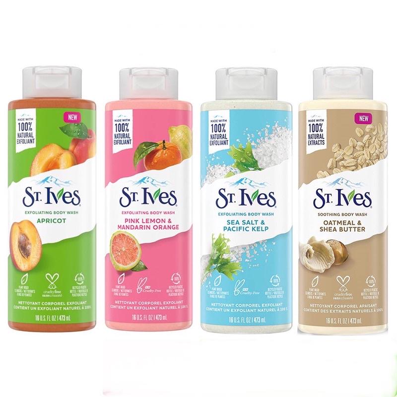 (USA - 650ml) SỮA TẮM ST.IVES BODY WASH TẨY TẾ BÀO CHẾT NHẬP KHẨU CHÍNH HÃNG