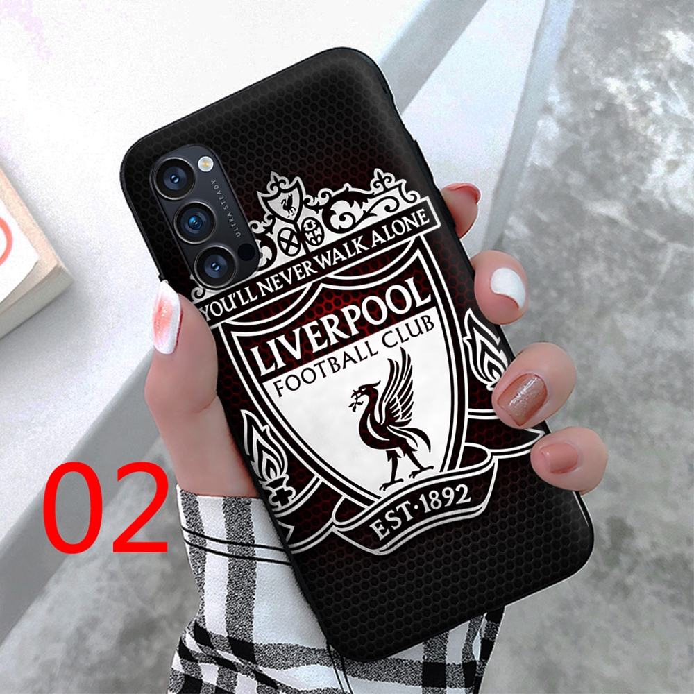 Ốp điện thoại silicon in logo câu lạc bộ bóng đá Liverpool cho REALME 2 3 5 5I 5S 6 C2 C3 PRO