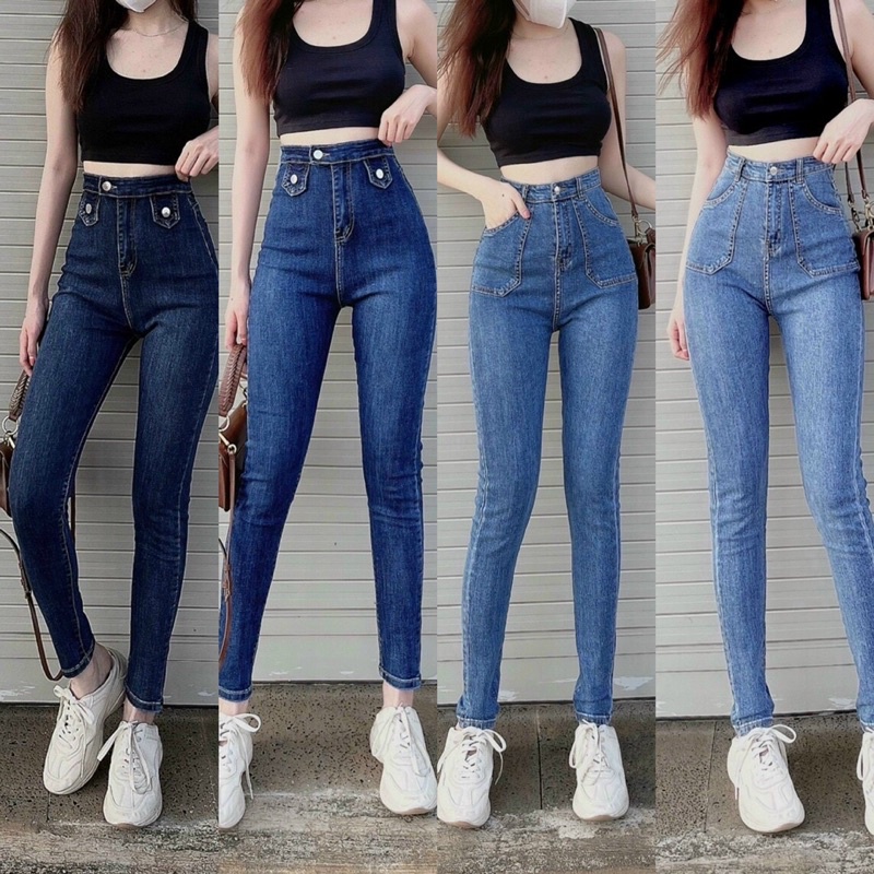 QUẦN JEANS LƯNG CAO