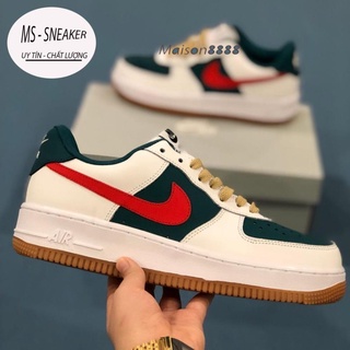 Giày AF1 GC, giày air gucci màu xanh đỏ trắng thấp cổ hàng cao cấp, full size 36-43