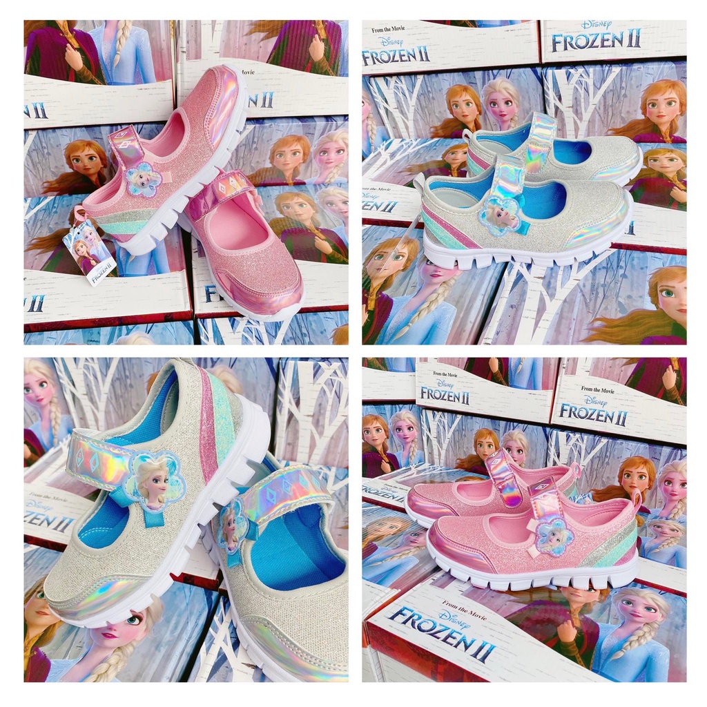 Giày Slip on Frozen Disney xuất xịn full box siêu đẹp cho bé gái