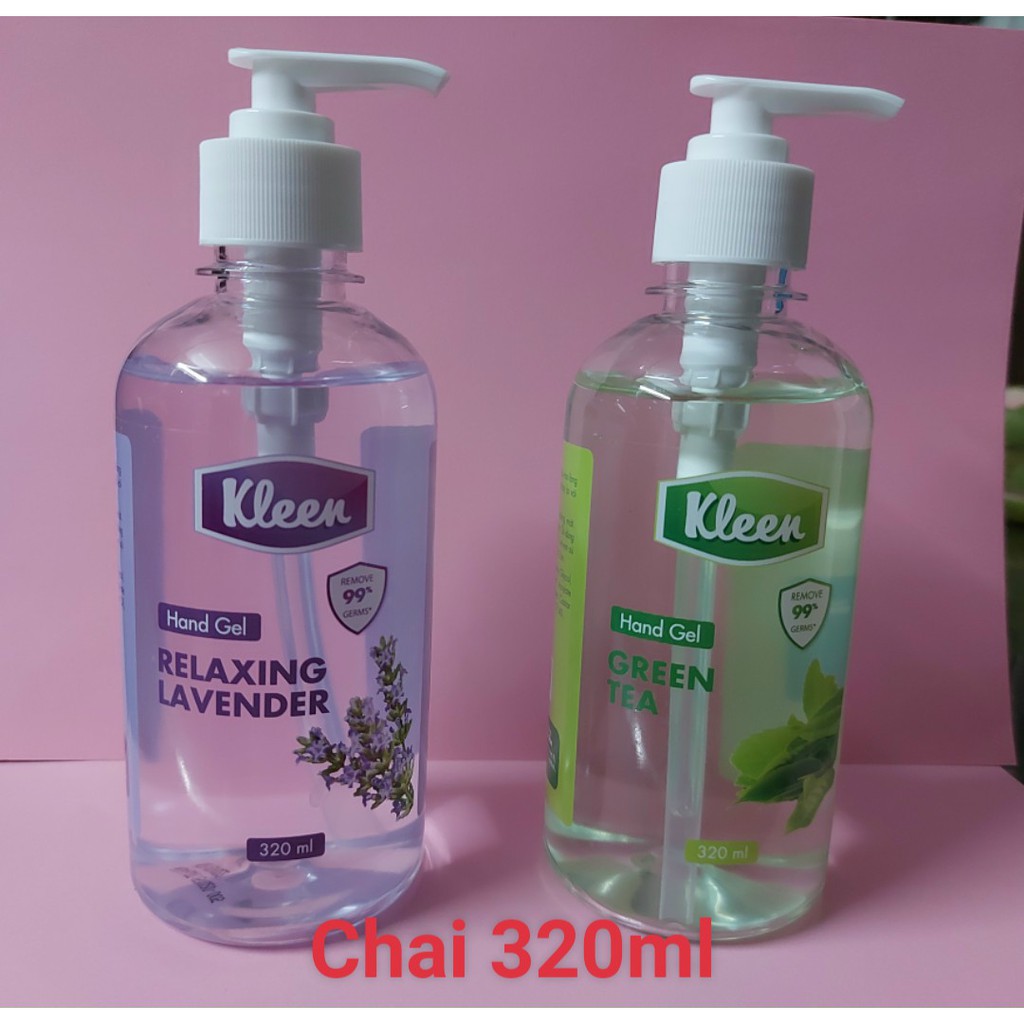 Gel rửa tay khô Diệt khuẩn Kleen không dùng nước 500ml (mẫu mới)