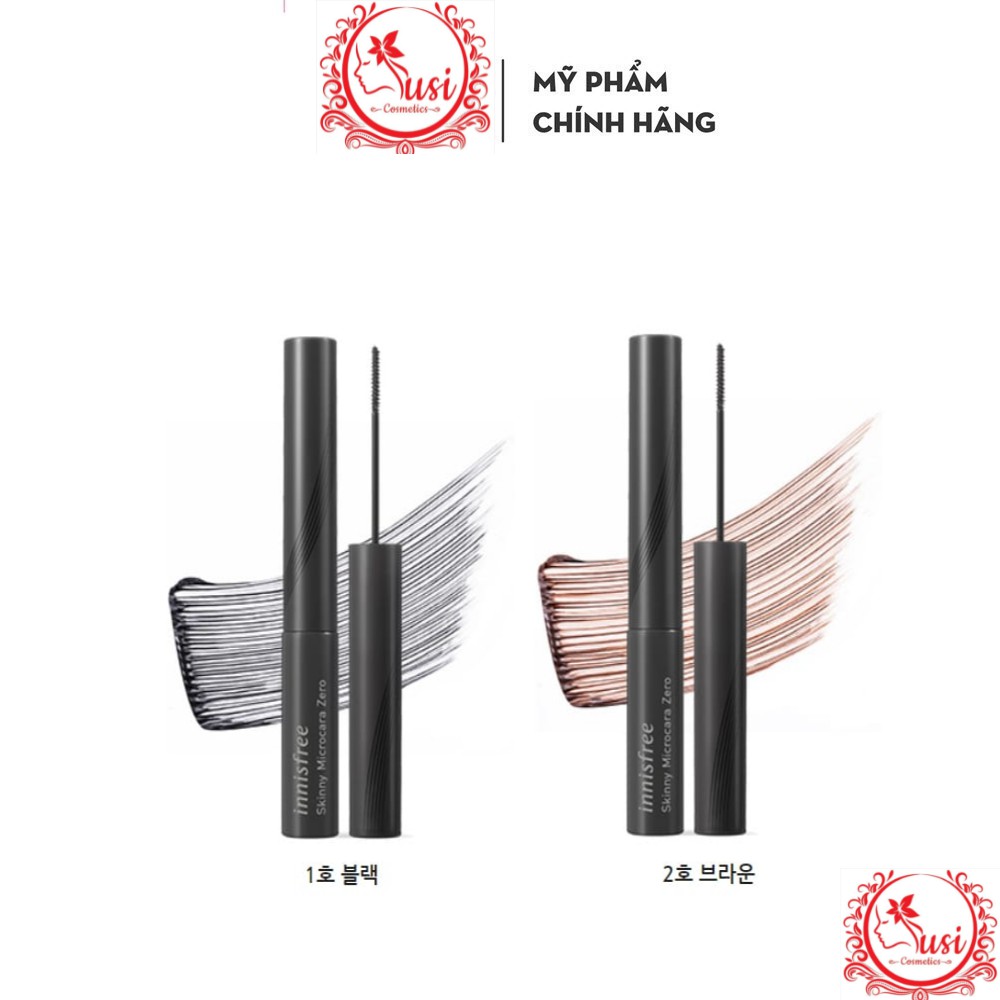 (Hàng store seal) Mascara siêu mảnh Innisfree Skinny Microcara Zero/Skinny Microcara