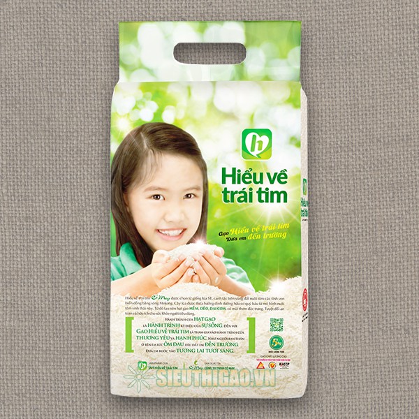 Gạo Cỏ may Hiểu Về Trái Tim túi 5kg