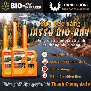 [ Chính hãng ] Súc Béc JASSO BIO – RAY Cao Cấp Cho Xe Hơi - Phụ Gia Vệ Sinh Hệ Thống Phun Xăng