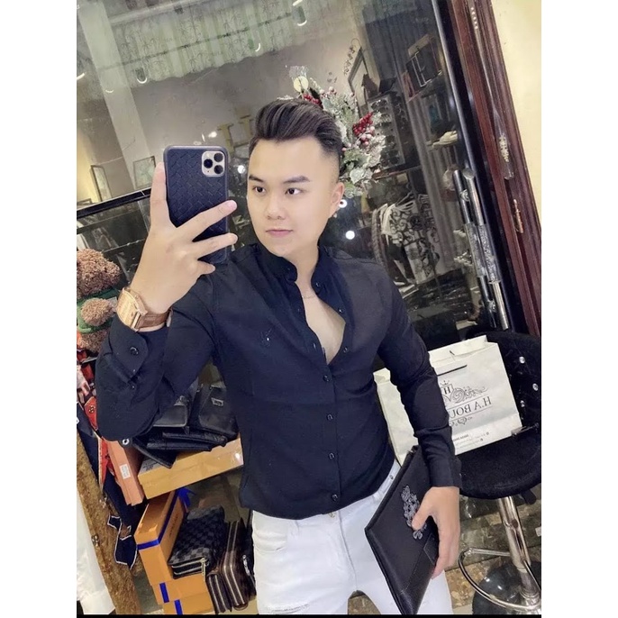 ÁO SƠ MI NAM DÀI TAY THỜI TRANG HÀN QUỐC CAO CẤP