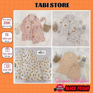 [Mã SKAMSALE8 giảm 10% đơn 200K] Set bộ pijama dưới 55kg tabistore - pijama 2 túi