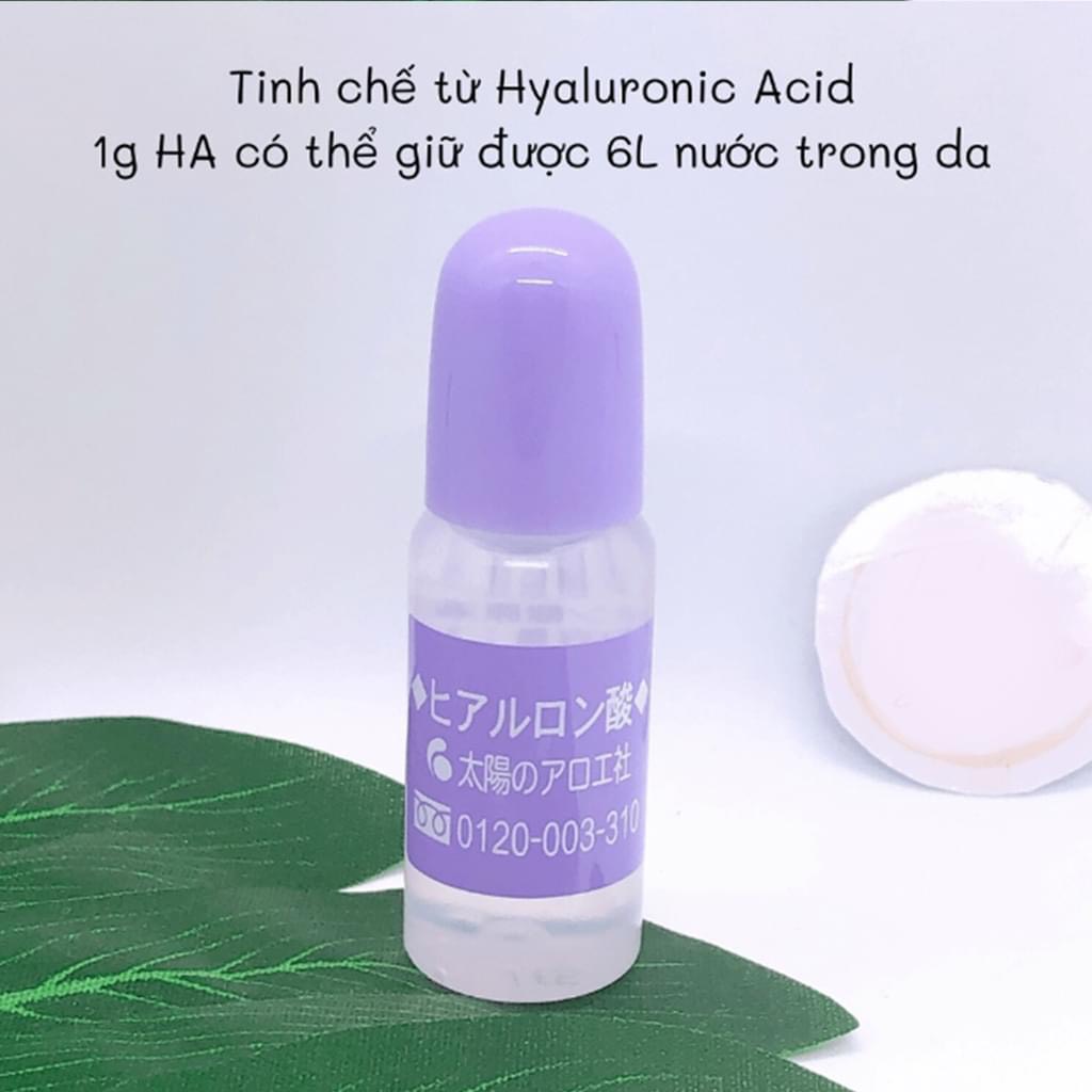 Tinh chất Serum HA Taiyou No Aloe Nhật Bản Siêu Dưỡng Ẩm Cho Da Căng Mọng 10ml