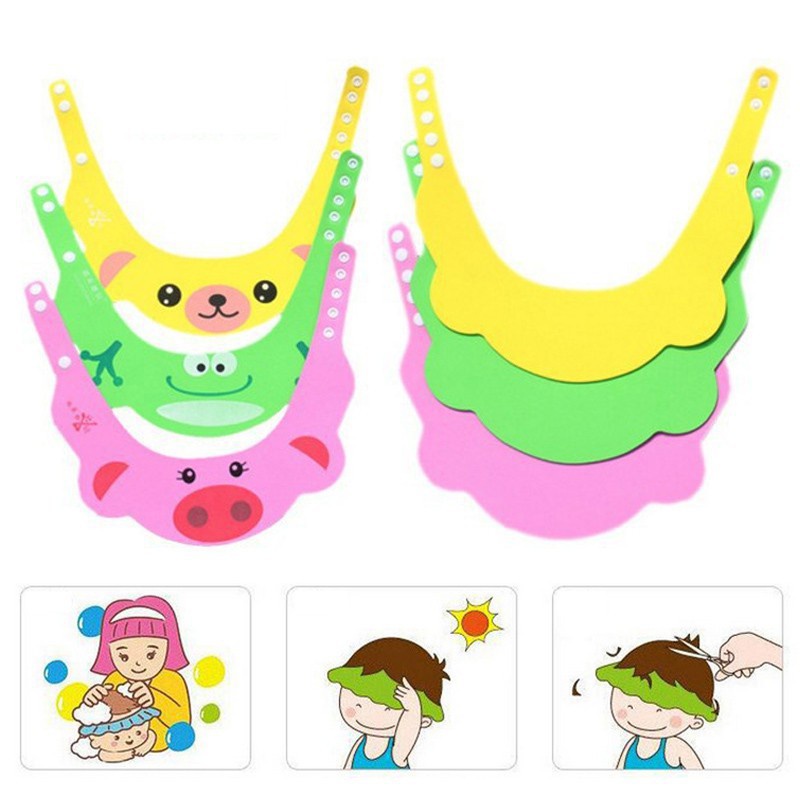 Mũ Chắn Nước Gội Đầu Có Thể Điều Chỉnh Dành Cho Bé
