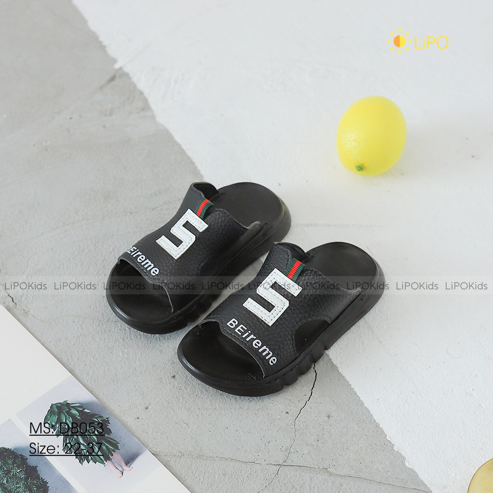 DB053 - Sandal trẻ em S màu đen