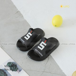 Db053 - sandal trẻ em s màu đen