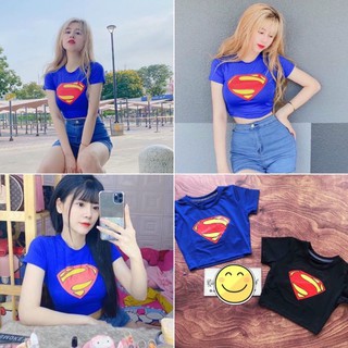 Áo croptop siêu nhân super man💪💪💪