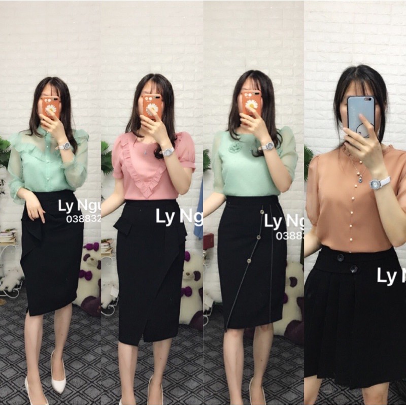 SET 4 ÁO SƠ MI SIÊU ĐẸP (ẢNH THẬT 100% do shop tự chụp)