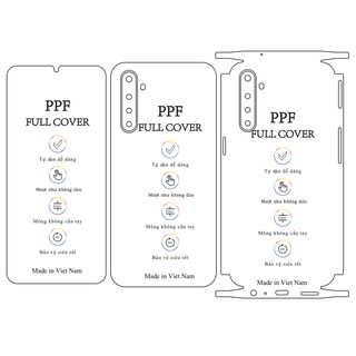 Dán dẻo PPF Realme X2 – Tặng cường lực camera