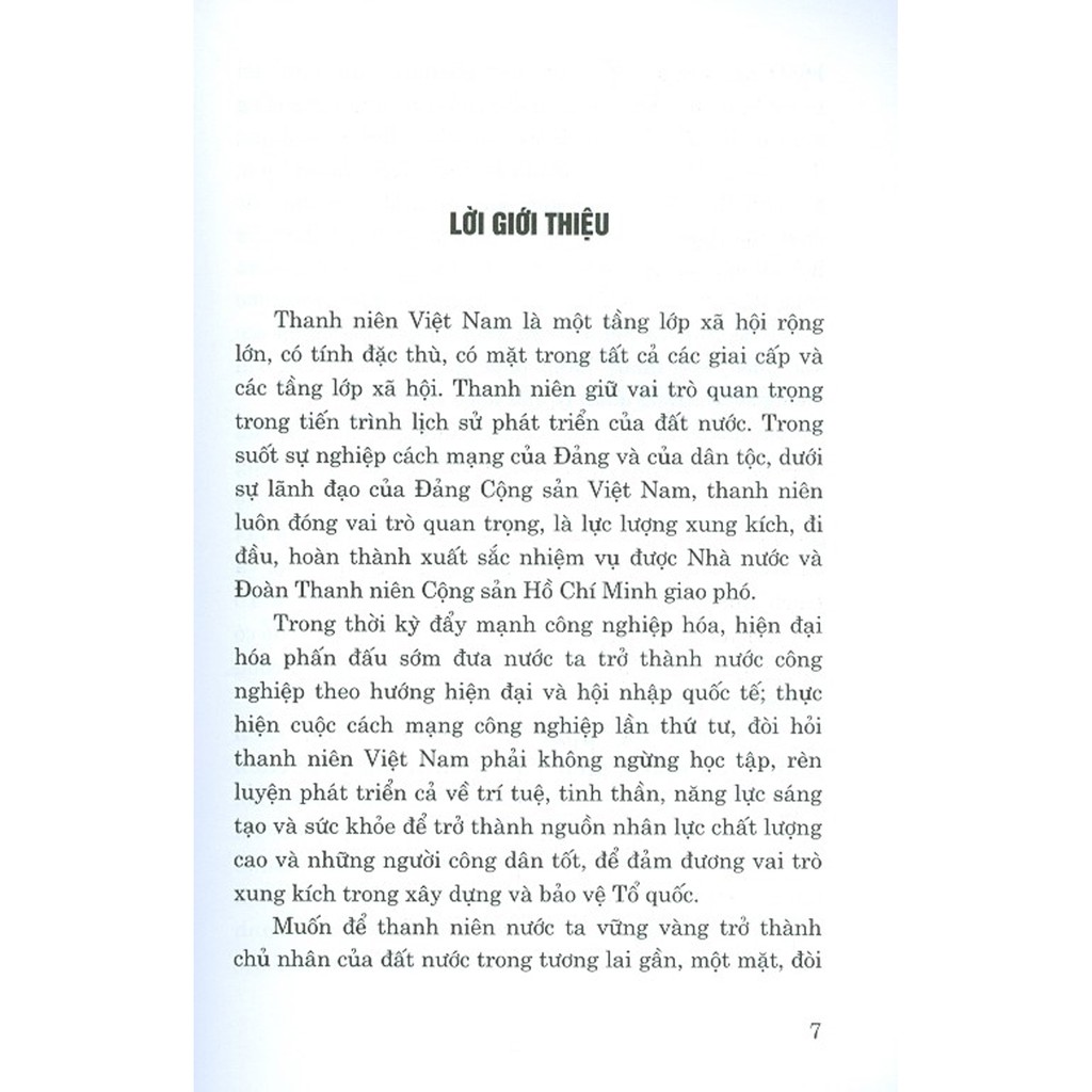 Sách - Xây Dựng Và Thực Hiện Chính Sách Phát Triển Thanh Niên Việt Nam Trong Cuộc Cách Mạng Công Nghiệp Lần Thứ Tư