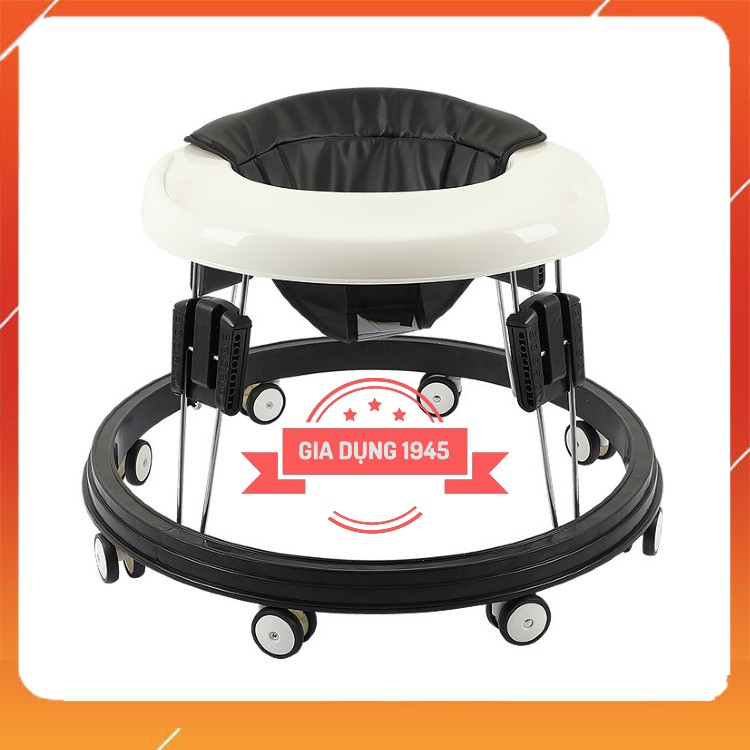 Xe tròn tập đi cho bé MOMMY KIDS điều chỉnh 5 cấp độ,Kết hợp ghế ăn dặm . nhựa dẻo cao cấp , chế độ xoay 360