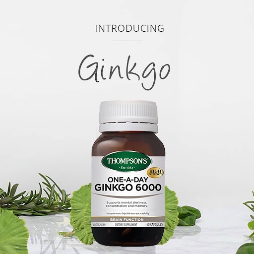 Bill Úc - Viên tuần hoàn não Thompson’s Ginkgo 6000mg 60 viên