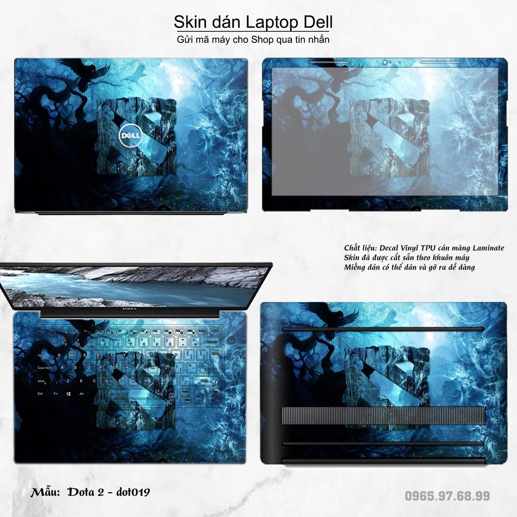 Skin dán Laptop Dell in hình Dota 2 nhiều mẫu 4 (inbox mã máy cho Shop)