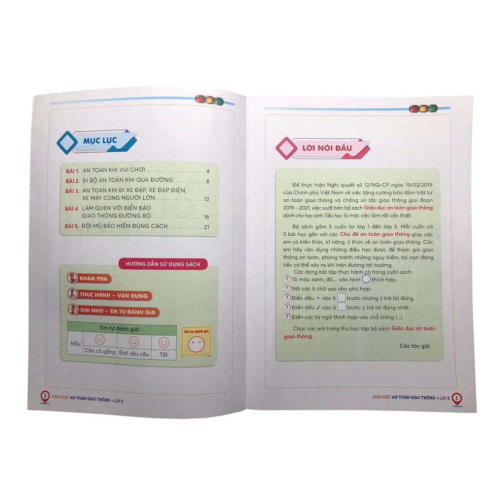 Sách Giáo dục an toàn giao thông Lớp 2