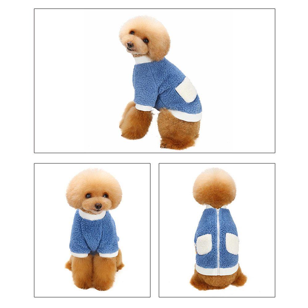 YNATURAL Áo Liền Quần Bằng Lông Cừu Cỡ Nhỏ Giữ Ấm Mùa Thu Đông Cho Cún Cưng